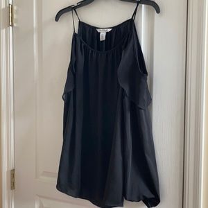 Excellent condition WHBM cold shoulder Black top